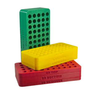 Pill Filler and Maker Set for 0, 00 and 000 Capsules - 50 Capsule Capacity for each holder