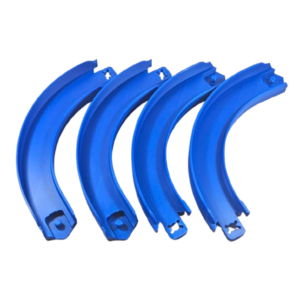 90 degree Curved Track Pieces for Speed Snap Tracks- 4 Pack or 2 Pack